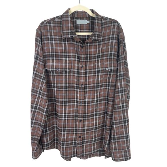 Vince Other - Vince 100% Brushed Cotton Plaid Flannel Button Up Casual Shirt Size XL